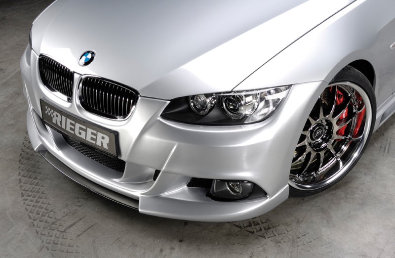 Spoilerzwaard Carbon voor Voorbumper BMW E92 Coupe Rieger