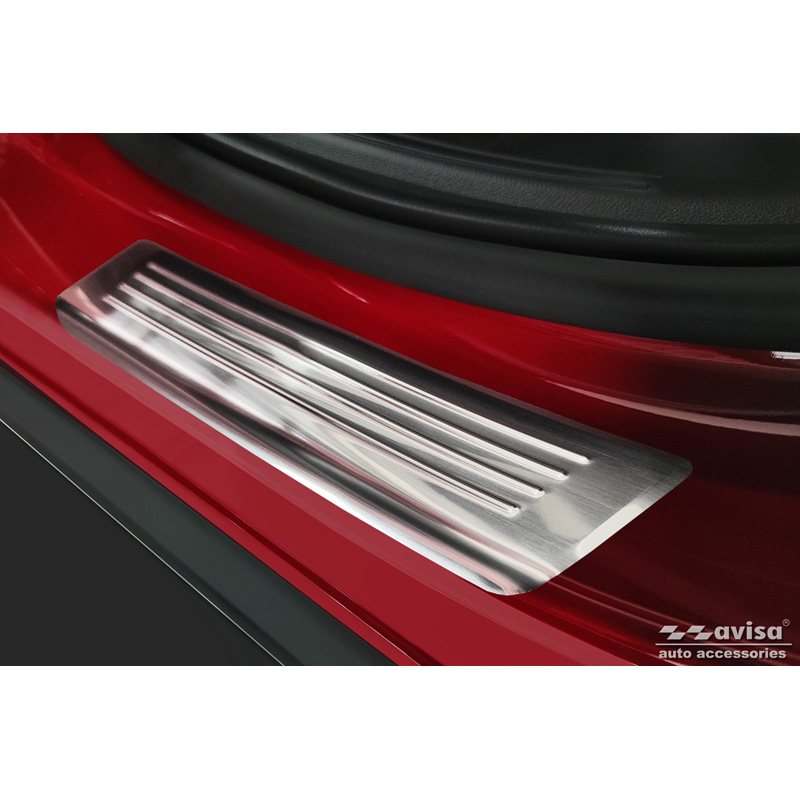 RVS Instaplijsten  Hyundai Tucson (NX4E) 2020-2024 & Facelift 2024- 'Lines' - 2-delig (achterdeuren)