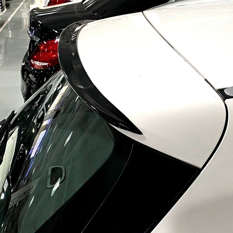 Roof spoiler (Spoiler Cap)  Mercedes C-Class W205 Kombi 2014-2021 (ABS Glossy Black)