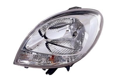 koplamp, H4, wit knipperlicht, elektr verstelb, links Renault Ka