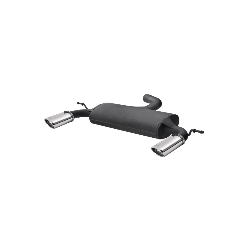 Double sport exhaust  Audi A3 8P 3-doors 1.4 TFSi 90kW/1.6i 75/85kW/2.0FSi 110kW/1.6 TDi 66/77kW/1.9TDI 77kW/2.0TDI 100/103/125kW 2003-2012 120x80mm