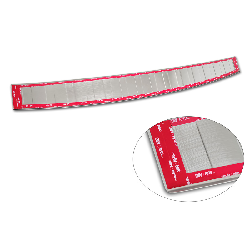 Stainless Steel Rear bumper protector  Mercedes EQE SUV (X294) 2022- 'Ribs'