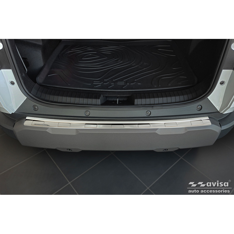 Stainless Steel Rear bumper protector  Dacia Duster III 2024- 'Ribs'