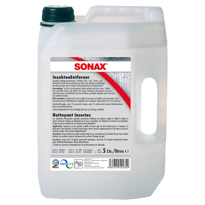 Sonax 533.500 Insect remover 5-Litre