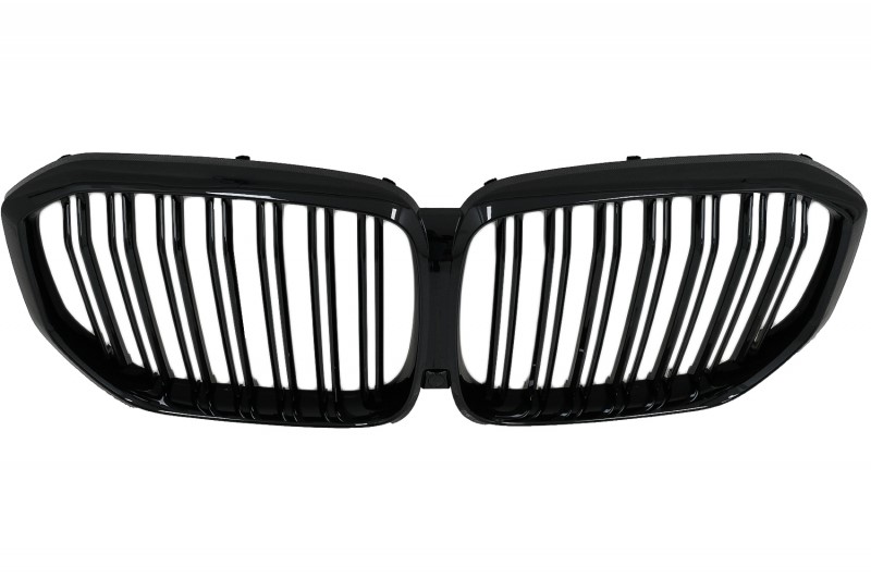 Grill BMW X5 G05 2018-.. Double Stripe M Glans Zwart