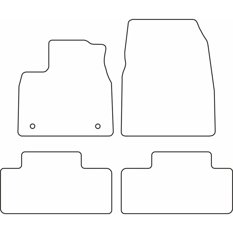 Set velour car mats  Renault Megane E-Tech 2022-