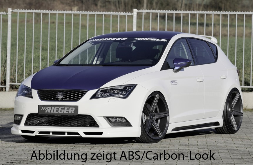 Zijskirts Seat Leon F5 FR/Cupra 3dr. Rieger met uitsparing