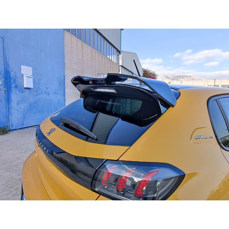 Roof spoiler  Peugeot 208 II GT 5-doors 2019- (PU)