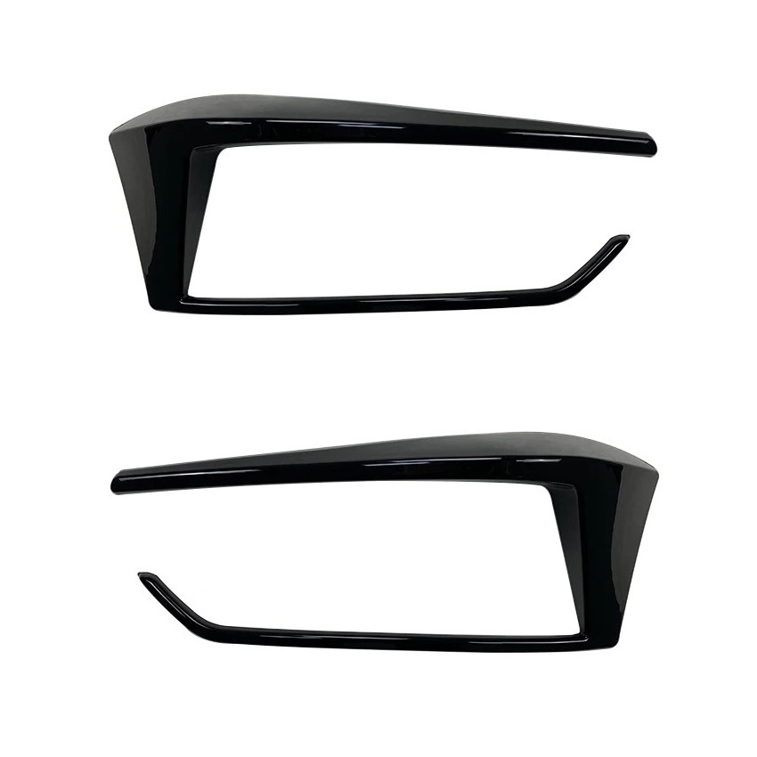 Canards achterbumper VW Golf 7,5 GTI 17-20 Glans Zwart