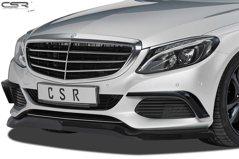 Cupspoilerlip glossy black Mercedes C-klasse W205 CSL227-G CSR