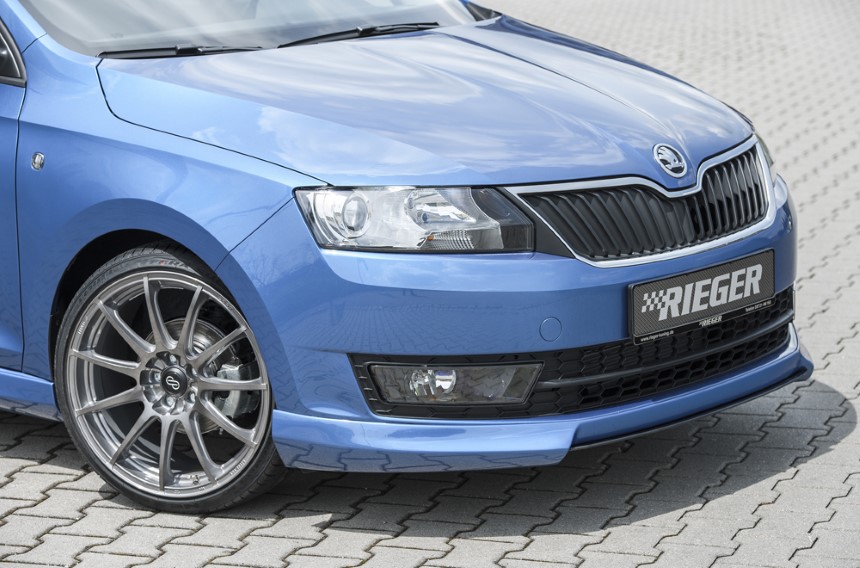 Spoilerzwaard Skoda Rapid (NH) Rieger