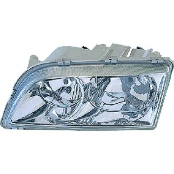 Koplamp links S40/V40. 96-00 HELDERGLAS/H7+H7