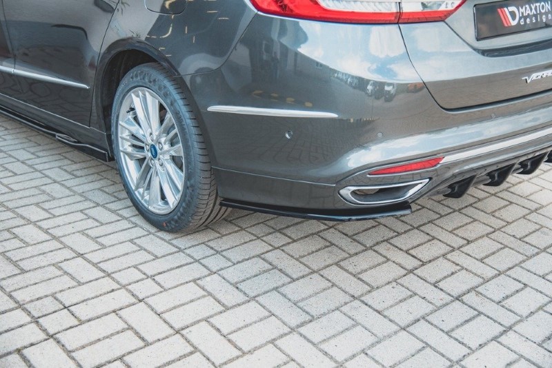 Achterzij Spoilers Ford Mondeo Vignale Mk5 Facelift Glanzend Zwart