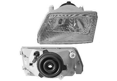 koplamp, grijs huis, H4, links Fiat Cinquecento, 1991-1998