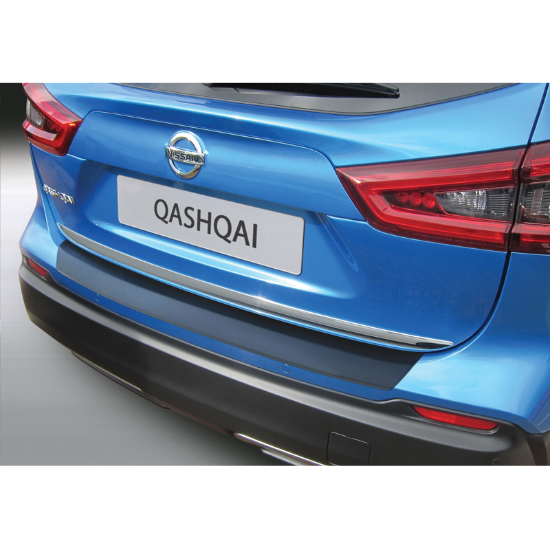 ABS Rear bumper protector  Nissan Qashqai II Facelift 2017-2020 Black
