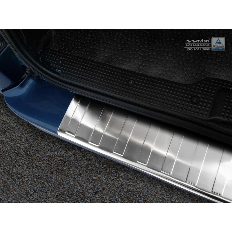 Stainless Steel Rear bumper protector  Opel Vivaro/Renault Trafic/Nissan Primastar 2001-2014 'Ribs'
