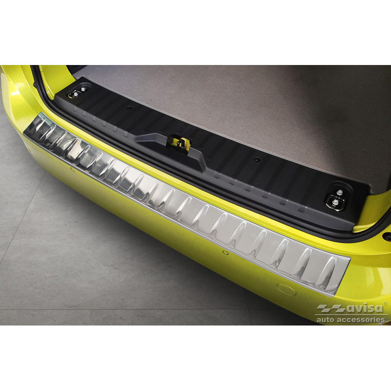 Stainless Steel Rear bumper protector  Volkswagen ID.Buzz + Cargo 2022- 'Ribs'