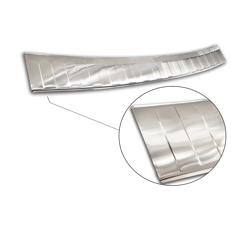 RVS Achterbumperprotector  Volvo V70 Facelift 2013-2016 'Ribs'