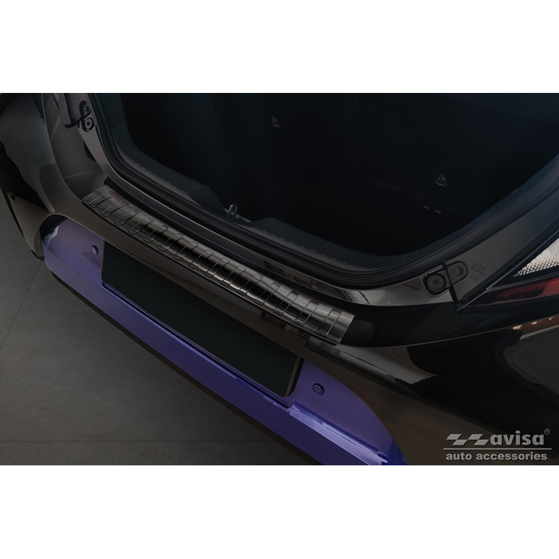 Stainless Steel Rear bumper protector  Toyota Aygo X 2022- 'Ribs'
