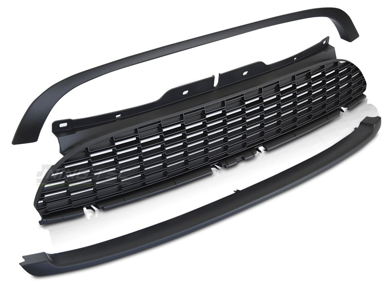 Grill Mini Cooper S R55 R56 R57 JCW look Mat Zwart