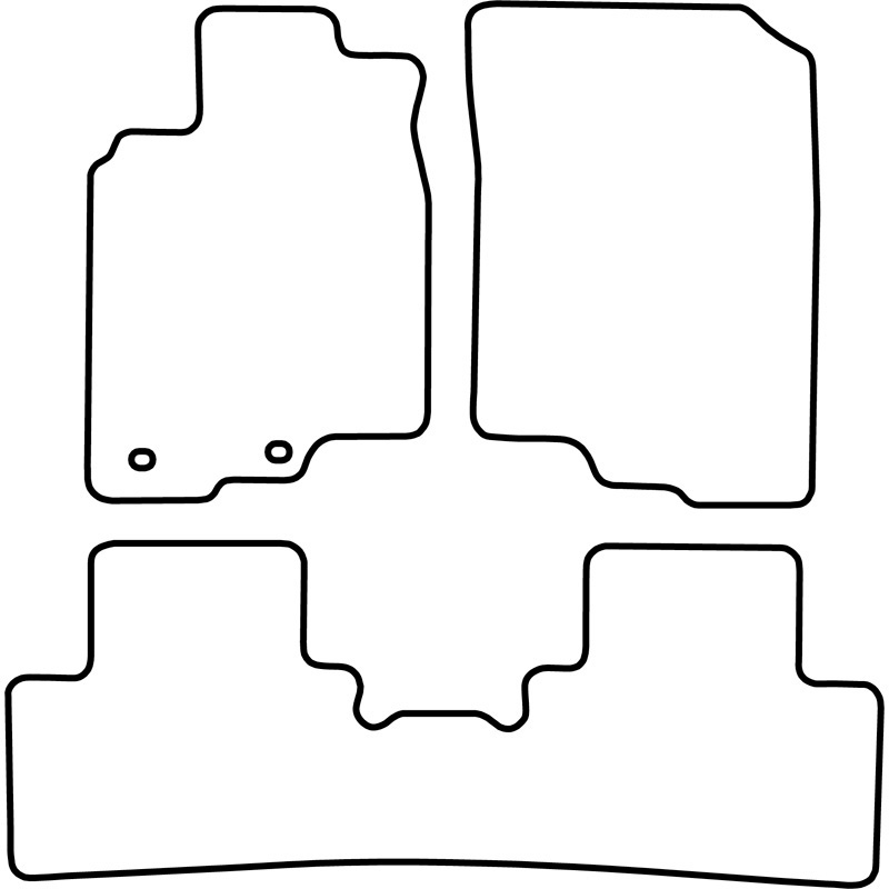 Set velour car mats  Honda Insight Hybrid 2009-