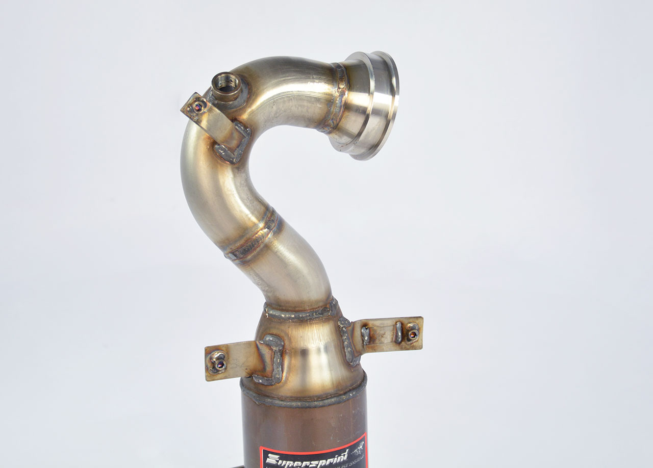 500 ABARTH 1.4T Multiair "Mod. USA" Turbo downpipe kit + Metallic catalytic converter