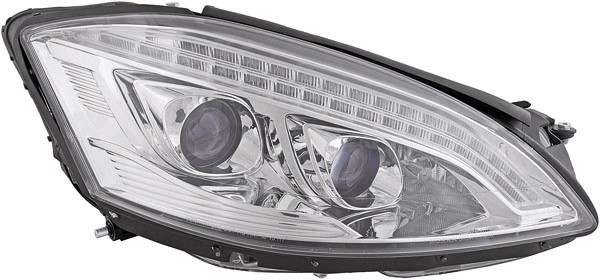Koplampen Mercedes W221 Design LED Chroom 06-09