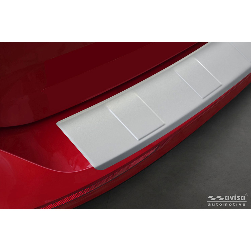 Avisa Stainless Steel Powdercoated Rear bumper protector  Volvo V60 II 2018- incl. Cross Country & R-Design 'Soft Silver'
