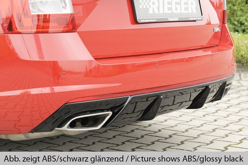 Achterbumper Diffusor Rieger Skoda Octavia RS 5E