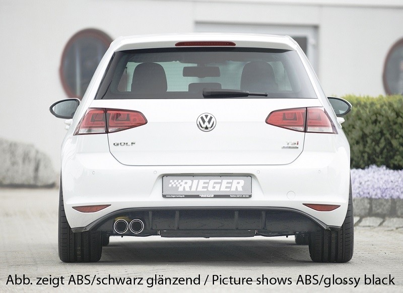 Achterbumper Diffusor Rieger VW Golf VII