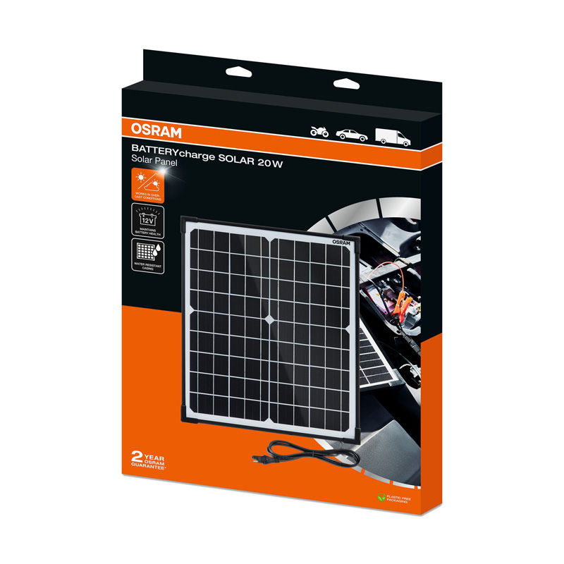 Osram BATTERYcharge Solar 20W - Solar battery maintainer