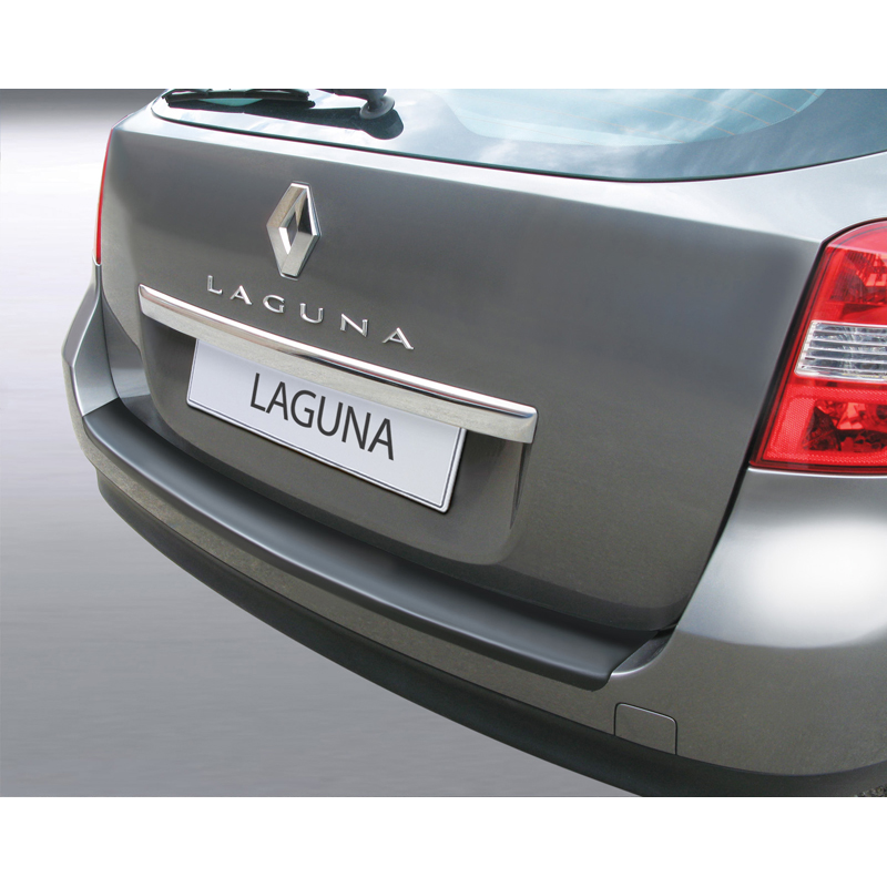 ABS Rear bumper protector  Renault Laguna Estate 2007- Black