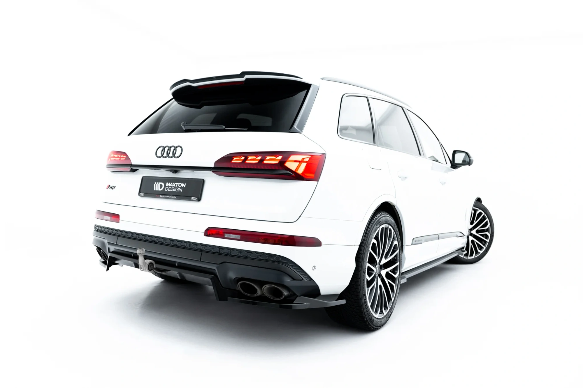 Diffuser Audi SQ7 19-23 Maxton Glanzend Zwart