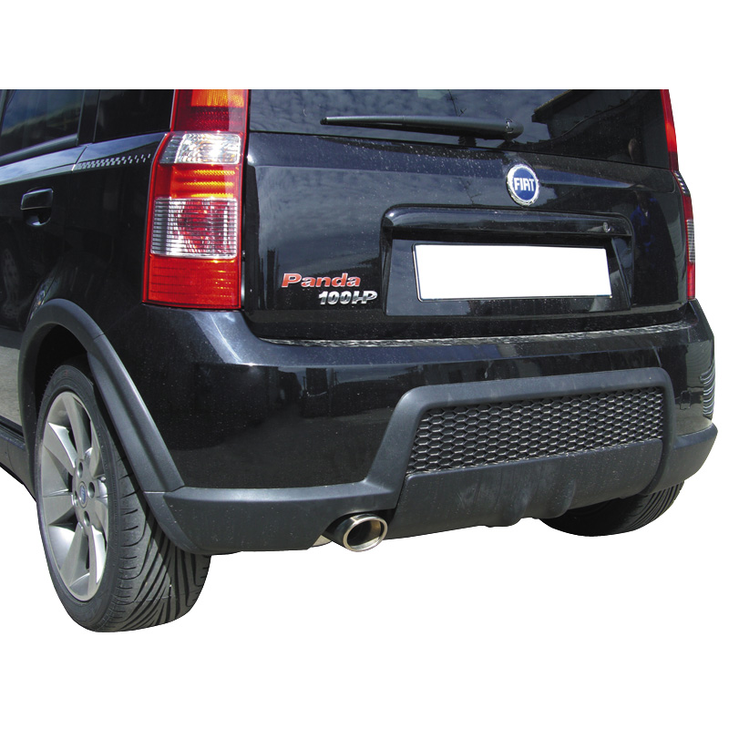 100% Inox Sport Exhaust  Fiat Panda 1.4 16v (100HP) 2007- 120x80mm