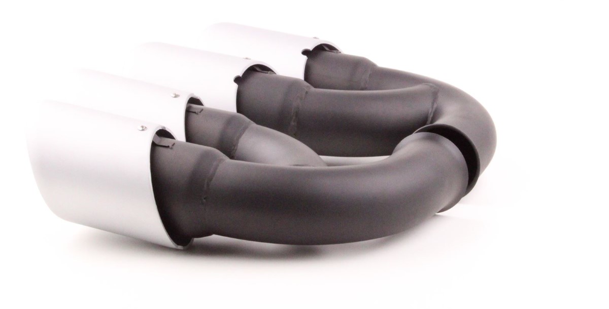 Exhaust tips Porsche Cayenne 958 92A Facelift GTS Look 14-17