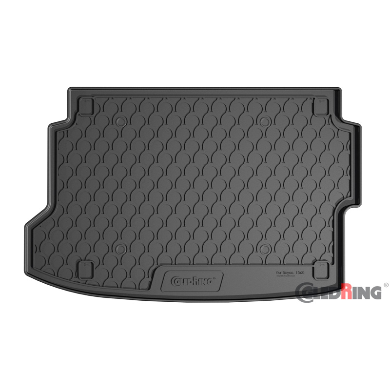 Rubbasol (Rubber) Trunk mat  Hyundai Bayon 2021- (Upper variable floor, excl. Subwoofer)