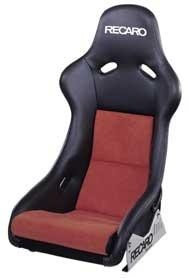 Sportstoel Pole Position dinamica rood/kunstleder zwart