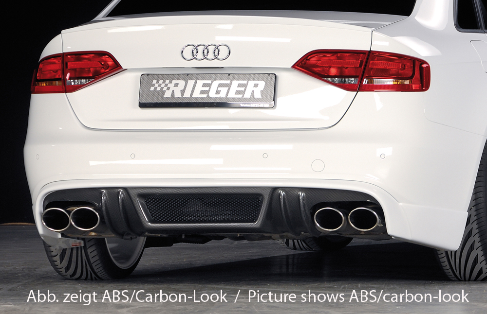 Diffuser Audi A4 B8 S-Line en S4 Rieger