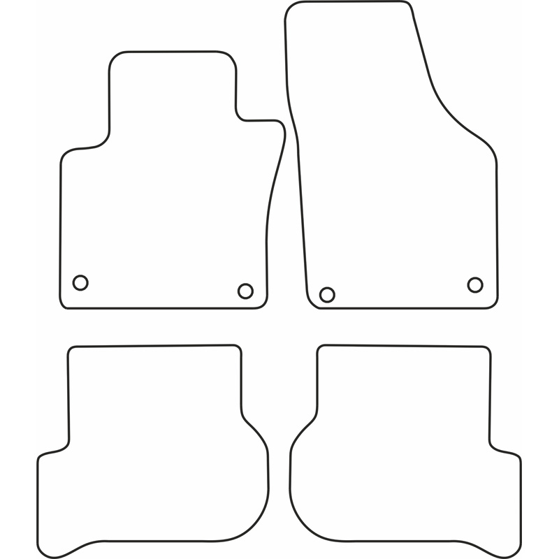Automatten  Volkswagen Golf Plus 2003-2007