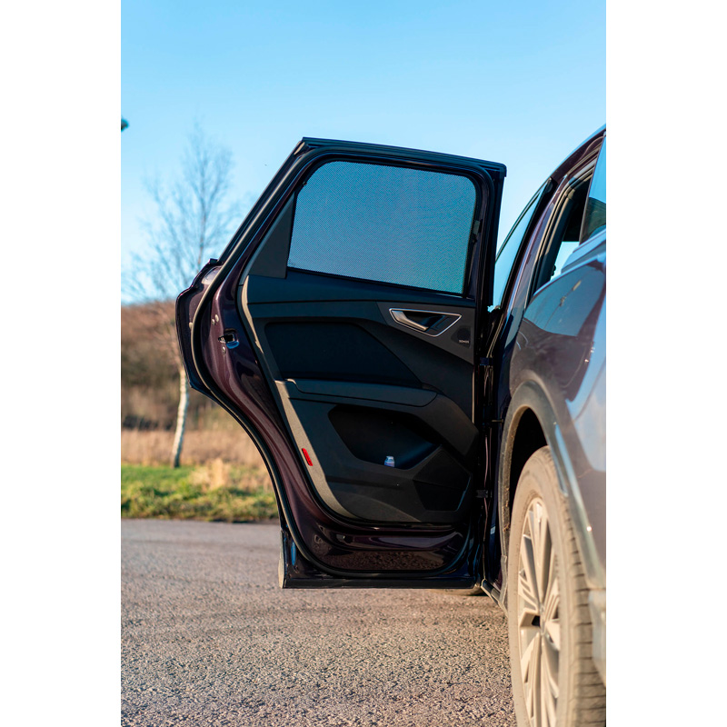 Set Car Shades (rear side doors)  Audi Q4 (F4B) E-Tron 2021- excl. Sportback (2-pieces)