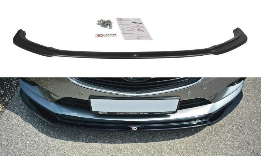 Voorspoiler Mazda 6 GJ Mk3 Maxton Design glans zwart