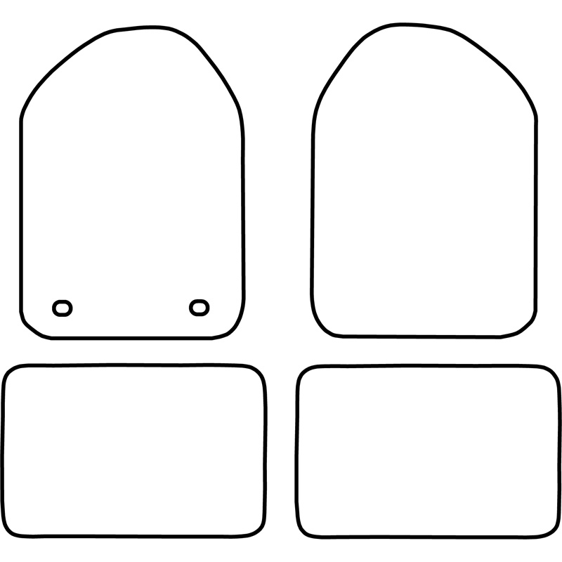 Set velour car mats  Renault Kangoo 1997-2005