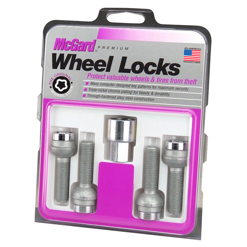 McGard Wheel locking bolts M14x1.50 - Round-Head R13 - Length 26.7mm (17mm hex)