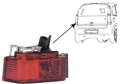 mistachterlicht, links, 01/2006-Opel Meriva, 2003-2010