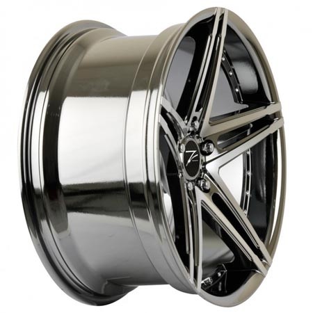 Z-Performance Four Black Chrome - Face Polish 9,5x19 5x120 ET40