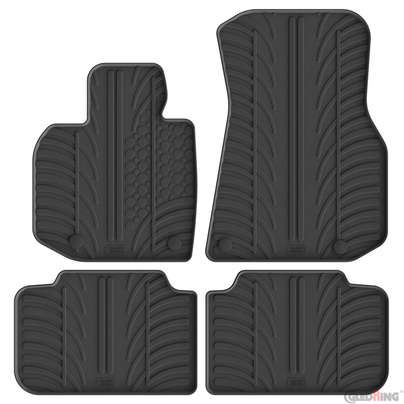 Gledring Rubber car mats set  BMW X3 (G45) 2024- (T profile 4-pieces)