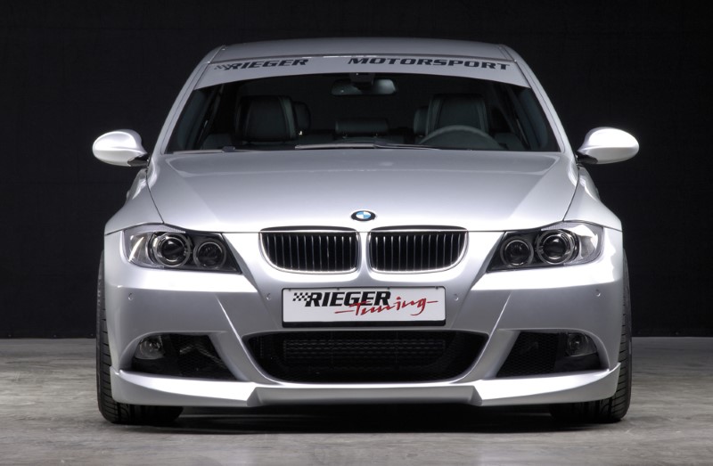 Voorbumper BMW E90 met ABE met uitsparing voor pdc Rieger