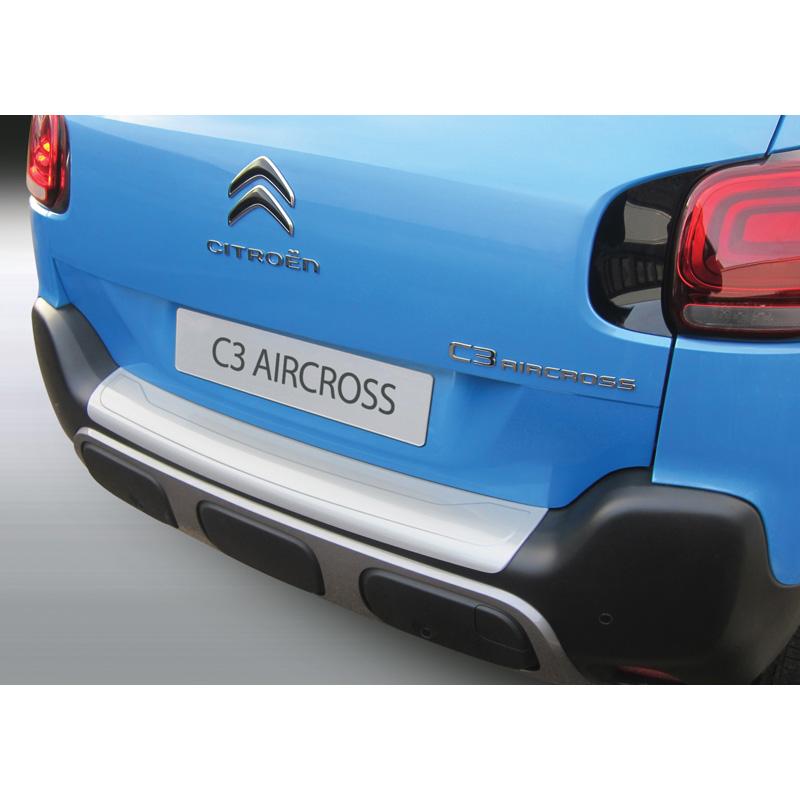 ABS Rear bumper protector  Citroën C3 Aircross 2017- Black