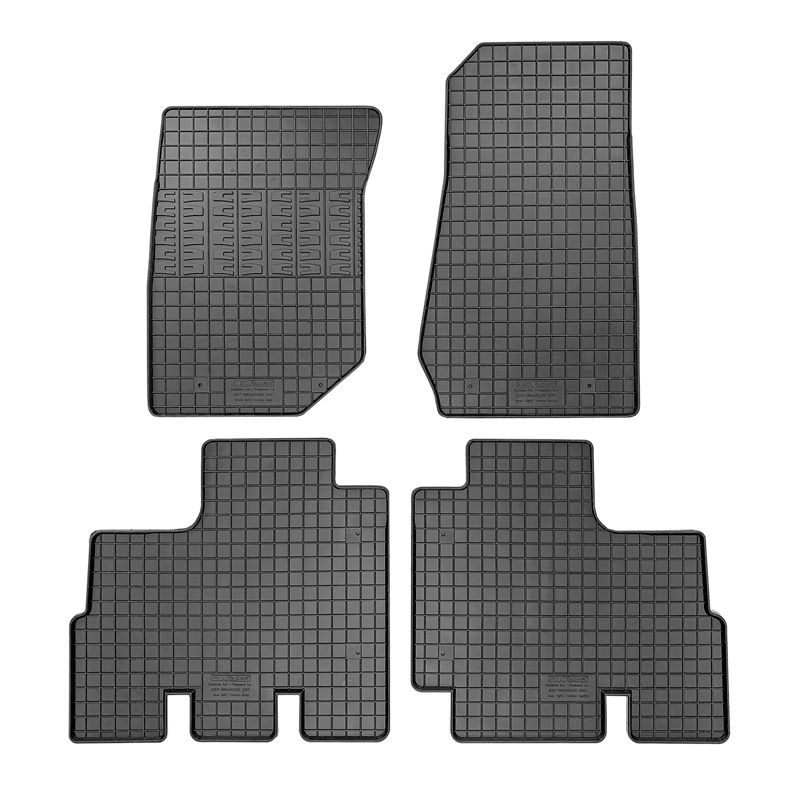 Rubber matten  Jeep Wrangler III (JK) 2007-2018 (4-delig)