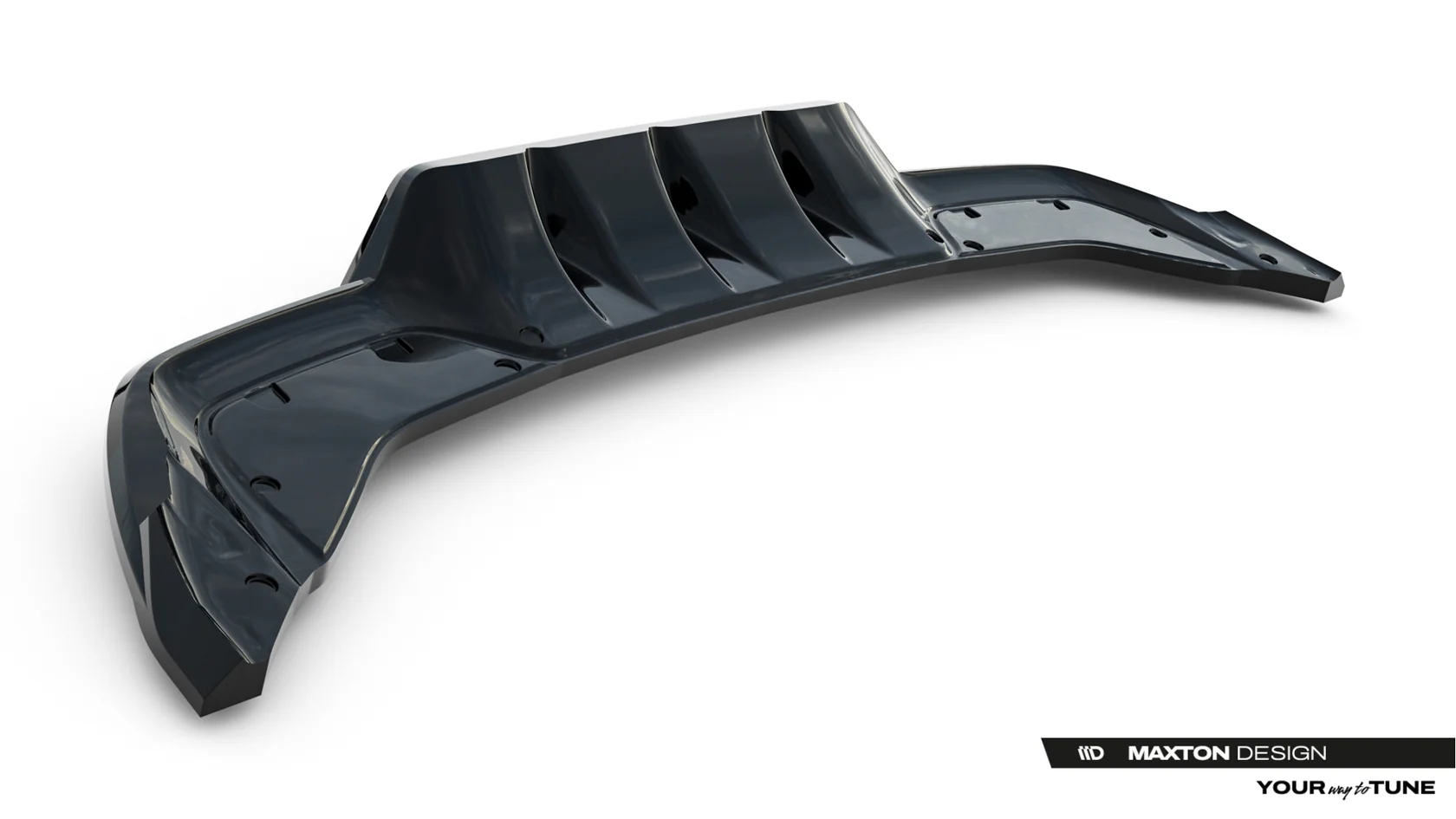 Achterdiffusor (with vertical bars) V.2 Cupra Leon Hatchback Mk1 Facelift